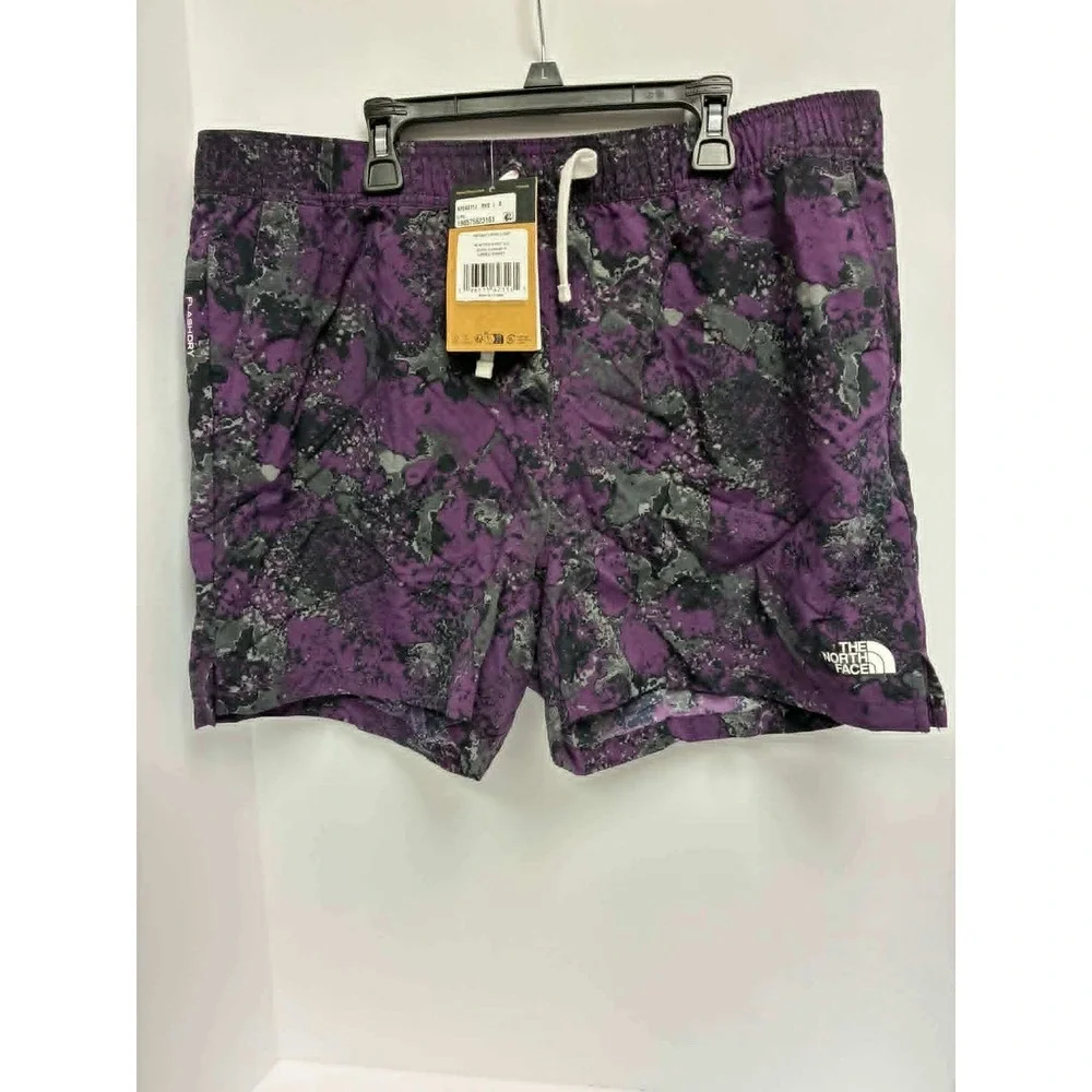 The North Face Mens Action Short 2.0 Black Currant Purple NF0A87TJ Large New